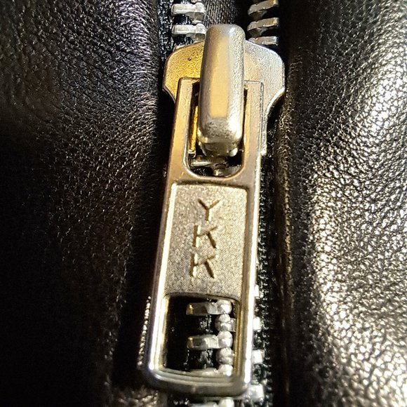 CHRISTOPHER KANE Celestial Combo dress Sz 12 or ~M-L SILK & LEATHER Connoisseurs - Picture 7 of 13